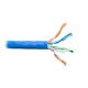 BOBINA DE CABLE DE 305 METROS, UTP CAT5E,DE COLOR AZUL, UL, CM, PROBADO A 350 MHZ, PARA APLICACIONES DE CCTV/REDES DE DATOS/IP 