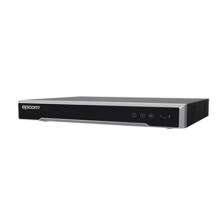 DVR 8 MEGAPIXEL / 8 CANALES 4K TURBOHD + 8 CANALES IP / 1 BAHÍA DE DISCO DURO / AUDIO POR COAXITRON / 8 ENTRADAS DE ALARMA / 4 