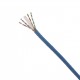 BOBINA DE CABLE UTP, CATEGORÍA 6 DE ALTO RENDIMIENTO (+350 MHZ),  23 AWG, PVC (CMR, RISER), BOBINA DE 305 M, COLOR AZUL