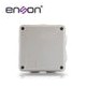 CAJA DE PLASTICO ENSON ENS-PCB1010 100X100X50 MM CON SELLO DE GOMA GRADO DE PROTECCIÓN IP66 MULTIPLES CONEXIONES A TUBERIA DE 1