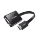 ADAPTADOR HDMI A VGA / RESOLUCIÓN 1080P / AUDIO 3.5MM / CON PUERTO MICRO USB PARA ALIMENTACIÓN / PLUG &  PLAY / NO REQUIERE CON