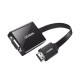 ADAPTADOR HDMI A VGA / RESOLUCIÓN 1080P / AUDIO 3.5MM / CON PUERTO MICRO USB PARA ALIMENTACIÓN / PLUG &  PLAY / NO REQUIERE CON