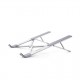 SOPORTE PORTÁTIL DE ALUMINIO / AMPLIA COMPATIBILIDAD DE 11-17.3" / AJUSTE DE ALTURA 46.5 MM-136.5 MM / CAPACIDAD DE CARGA DE 5 