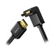 CABLE HDMI 2.0  EN ANGULO DE 90°  / 3 M / 4K@60HZ / HDR / 3D / HEC (CANAL ETHERNET HDMI) / ARC (CANAL DE RETORNO DE AUDIO / CEC