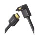 CABLE HDMI 2.0  EN ANGULO DE 90°  / 2 M / 4K@60HZ / HDR / 3D / HEC (CANAL ETHERNET HDMI) / ARC (CANAL DE RETORNO DE AUDIO / CEC