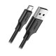 CABLE USB-A A MICRO USB / PVC DE ALTA DURACIÓN / TECNOLOGÍA DE CARGA RÁPIDA QUALCOMM / SOPORTA QC 2.0, 3.0 / TRANSMISIÓN DE DAT