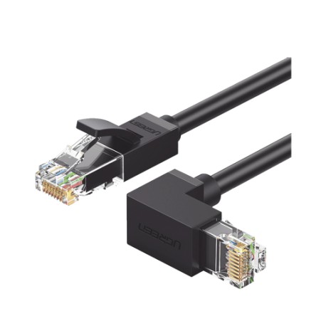 CABLE ETHERNET CAT6 UTP EN ANGULO DE 90° 1M