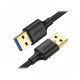 CABLE USB-A 3.0 A  USB-A 3.0 / 1 METRO / MACHO A MACHO / CONECTOR NIQUELADO / NÚCLEO DE COBRE ESTAÑADO / BLINDAJE MÚLTIPLE / VE