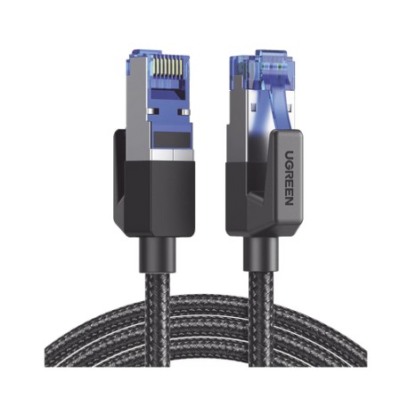 CABLE ETHERNET CAT8 CLASS?F/FTP REDONDO CON MALLA DE NYLON 5 METROS