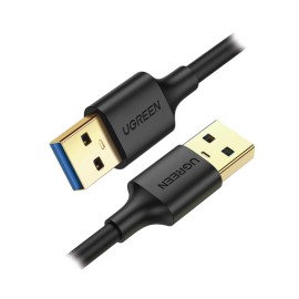 CABLE USB-A 3.0 A  USB-A 3.0 / 2 METROS / MACHO A MACHO / CONECTOR NIQUELADO / NÚCLEO DE COBRE ESTAÑADO / BLINDAJE MÚLTIPLE / V