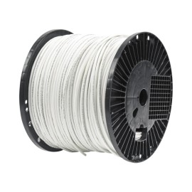 BOBINA DE CABLE UTP DE 4 PARES, VARI-MATRIX, CAT6A, 23 AWG, CMP (PLENUM), COLOR BLANCO, 305M