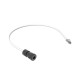 CABLE DE CONEXIÓN EN CAMPO JACK A PLUG RJ45, CATEGORÍA 6A, CMP (PLENUM), 0.5 METROS, COLOR BLANCO