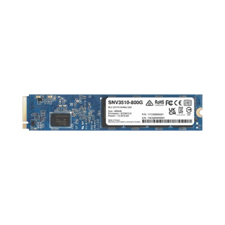 SSD 800GB NVME M.2 22110, DISEÑADA PARA SYNOLOGY NAS CON RANURAS M.2 INTEGRADAS