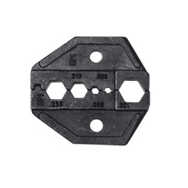 MATRIZ PONCHADORA PARA CABLE COAXIAL RG58, RG59, RG6 Y RG62. COMPATIBLE CON PINZA PONCHADORA VDV200-010
