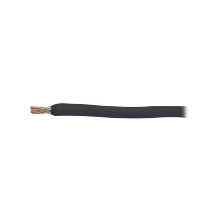 ( VENTA POR METRO ) CABLE ELÉCTRICO DE COBRE RECUBIERTO THW-LS CALIBRE 14 AWG 19 HILOS COLOR NEGRO