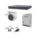 KIT TURBOHD 1080P / DVR 8 CANALES / 8 CÁMARAS TURRET (EXTERIOR 2.8 MM) / CONECTORES / TRANSCEPTORES / FUENTE DE PODER PROFESION