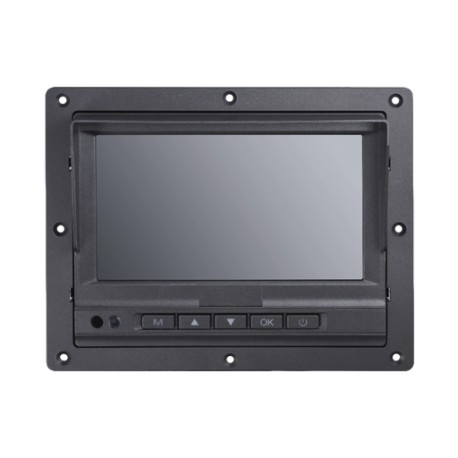 MONITOR Y BOTONES DE 7" LCD / COMPATIBLE CON DVR MÓVIL HIKVISION / CONECTOR TIPO AVIACIÓN