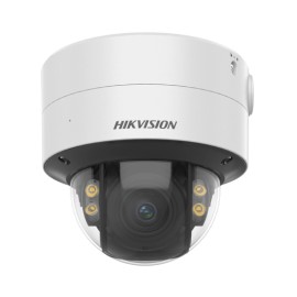 DOMO IP 4 MEGAPIXEL / IMAGEN A COLOR 24/7 / LENTE 2.8 - 12 MM / LUZ BLANCA 40 MTS / WDR 130 DB / EXTERIOR IP67 / IK10 / CAPTURA