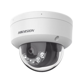 DOMO IP 2 MEGAPIXEL / LENTE 2.8 MM / DUAL LIGHT (30 MTS IR + 20 MTS LUZ BLANCA) / MICRÓFONO INTEGRADO / ANTIVANDÁLICO IK08 / AC
