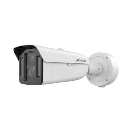 BALA IP DUAL 4 MEGAPIXEL (2 LENTES) / LENTE FIJO (4 MM / COLORVU) Y LENTE MOT. (5 A 20 MM / DARKFIGHTER X) / LUZ DUAL (IR Y LUZ