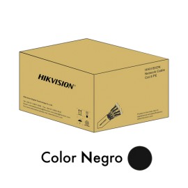 BOBINA DE CABLE UTP 305 MTS / CAT 6 (23 AWG) / COLOR NEGRO / PE (POLIETILENO) / USO EN EXTERIOR / 100% COBRE / APLICACIONES DE 
