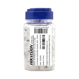 BOTE CON 100 PIEZAS DE PLUG MODULAR RJ45 / CAT 5E / CHAPADO EN ORO A 30 MICRAS / SIN BLINDAJE / FACIL INSTALACIÓN / USO INTERIO