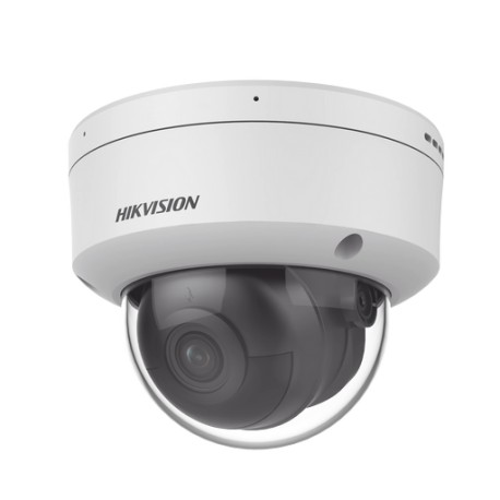 DOMO IP 4 MEGAPIXEL / LENTE 2.8 MM /  40 MTS IR / DARKFIGHTER / EXTERIOR IP67 / IK10 / WDR 120 DB / AUDIO Y ALARMA / CAPTURA FA