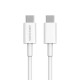 CABLE USB-C A USB-C / 1 METRO / IDEAL PARA CELULARES ANDROID / CARGA RÁPIDA 3 AMP / CARGA Y SINCRONIZACIÓN DE DATOS / 480 MBPS 
