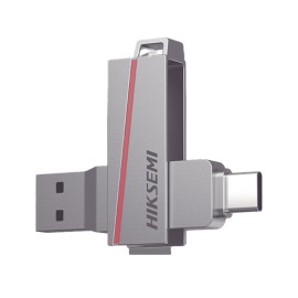MEMORIA USB DUAL DE 256 GB / USB-C Y USB-A / TRANSFERENCIA DE ALTA VELOCIDAD / METÁLICA / COMPATIBLE CON DISPOSITIVOS MÓVILES, 