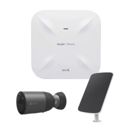 KIT DE CÁMARAS WI-FI  CON ACCESS POINT/ INCLUYE 1 CÁMARA DE BATERÍA  CS-BC1C / 1 PANE SOLAR MOD. CS-CMT-SOLARPANEL-C / 1 ACCESS