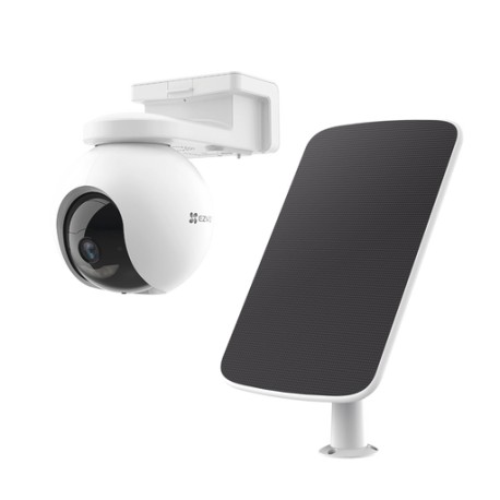 KIT DE CÁMARA DE BATERÍA RECARGABLE  Y PANEL SOLAR / WI-FI / ALMACENAMIENTO GRATUITO EN MEMORIA INTERNA DE 32 GB / INCLUYE 1 PI