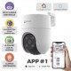 CAMARA PT WIFI / 2 MEGAPIXEL /  COBERTURA 360° / DETECCIÓN HUMANA / SEGUIMIENTO INTELIGENTE / SIRENA / LUZ PARPADEANTE / COLORE