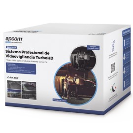 KIT TURBOHD 1080P / DVR 4 CANALES / 4 CÁMARAS BALA COLORVU CON MICROFONO INTEGRADO / FUENTE DE PODER / ACCESORIOS DE INSTALACIÓ