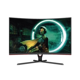 MONITOR CURVO 32" WIDESCREEN GAMING W-LED VA, RESOLUCIÓN 1920X1080P 165HZ, CON ENTRADAS DE VIDEO HDMI / DISPLAYPORT, BISEL ULTR