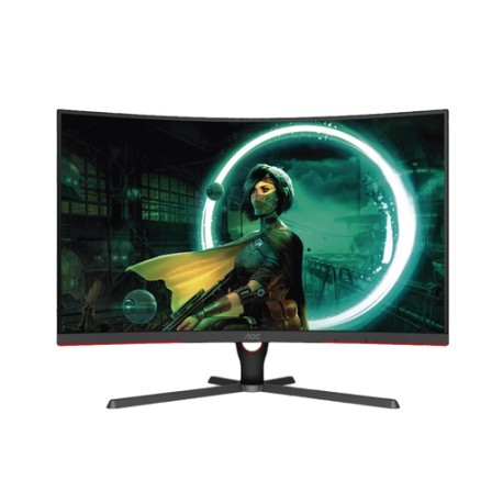 MONITOR CURVO 32" WIDESCREEN GAMING W-LED VA, RESOLUCIÓN 1920X1080P 165HZ, CON ENTRADAS DE VIDEO HDMI / DISPLAYPORT, BISEL ULTR