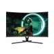 MONITOR CURVO 32" WIDESCREEN GAMING W-LED VA, RESOLUCIÓN 1920X1080P 165HZ, CON ENTRADAS DE VIDEO HDMI / DISPLAYPORT, BISEL ULTR