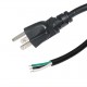 CABLE DE ALIMENTACIÓN ELÉCTRICA PARA 120-240 VCA / 1. 8 METROS / 3 FASES / CABLES LIBRES