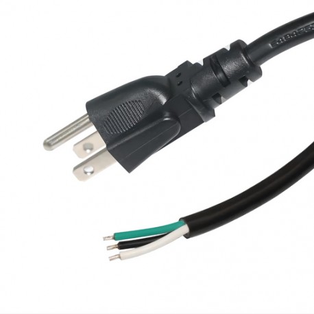 CABLE DE ALIMENTACIÓN ELÉCTRICA PARA 120-240 VCA / 1. 8 METROS / 3 FASES / CABLES LIBRES