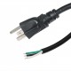 CABLE DE ALIMENTACIÓN ELÉCTRICA PARA 120-240 VCA / 1. 8 METROS / 3 FASES / CABLES LIBRES
