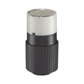 CONECTOR HEMBRA NEGRO 15 A 125 V CA 2 POLOS 3 HILOS (NEMA 5-15R).