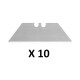NAVAJA DE REEMPLAZO DE USO PESADO DE 0.5 MM (10 PZAS).