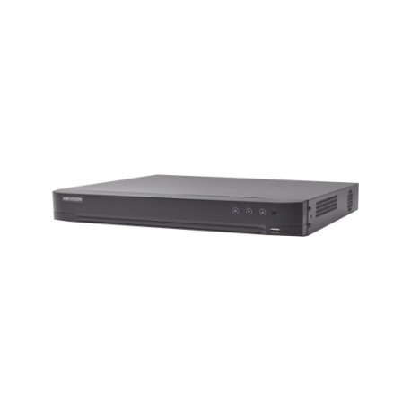 DVR 4 MEGAPIXEL / 8 CANALES TURBOHD + 4 CANALES IP / 1 BAHÍA DE DISCO DURO / 8 ENTRADA DE AUDIO FISICAS (MICROFONO POR SEPARADO