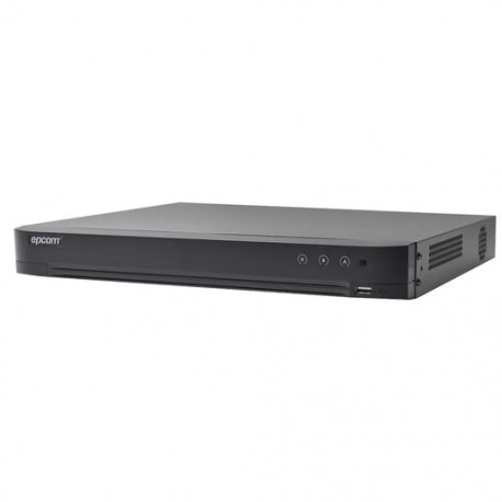 DVR 4 MEGAPIXEL / 16 CANALES TURBOHD + 8 CANALES IP / 1 BAHÍA DE DISCO DURO / AUDIO POR COAXITRON / EVITA FALSAS ALARMAS / SALI
