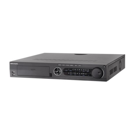 DVR 8 MEGAPIXEL / 32 CANALES TURBOHD + 8 CANALES IP / 4 BAHÍAS DE DISCO DURO / 32 CÁNALES DE AUDIO POR COAXITRON / VIDEOANALISI