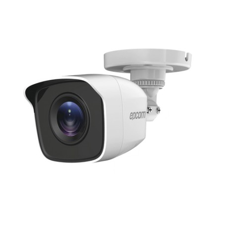 BALA TURBOHD 5 MEGAPÍXEL / LENTE 2.8MM (85° DE VISIÓN) / EXTERIOR IP66 / IR EXIR 20 MTS / TVI-AHD-CVI-CVBS / POLICARBONATO