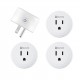 KIT DE ENCHUFE INTELIGENTE / INCLUYE 4 PIEZAS / WI-FI / CONTROL A TRAVÉS DE LA APLICACIÓN / CONECTE LOS DISPOSITIVOS DEL HOGAR 