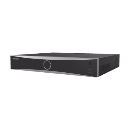 NVR 12 MEGAPIXEL (4K) / 16 CANALES IP / ACUSENSE(EVITA FALSAS ALARMAS) / RECONOCIMIENTO FACIAL /  4 BAHÍAS DE DISCO DURO /  HDM