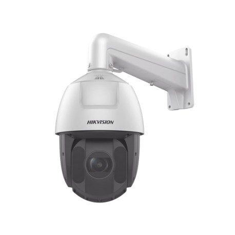 DOMO PTZ IP 4 MEGAPIXEL / 25X ZOOM / 150 MTS IR / DARKFIGHTER / EXTERIOR IP66 / WDR 120 DB / HI-POE / ENTRADA Y SALIDA DE AUDIO
