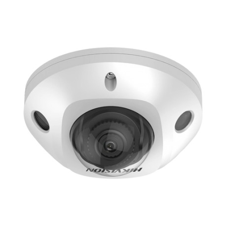 MINI DOMO IP 6 MEGAPIXEL / LENTE 2.8 MM / MICRÓFONO INTEGRADO / 30 MTS IR EXIR / EXTERIOR IP67 / IK08 /  WDR 120 DB / POE / VID