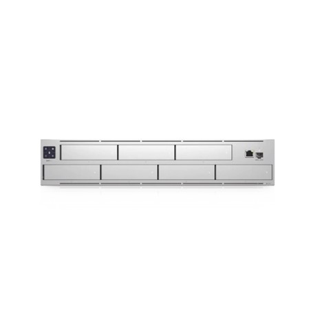NVR PRO UNIFI PROTECT, CON BAHÍA  PARA 7 DISCOS DUROS, ALMACENA HASTA 20 CÁMARAS 4K O 60 CÁMARAS 1080P, PANTALLA TÁCTIL